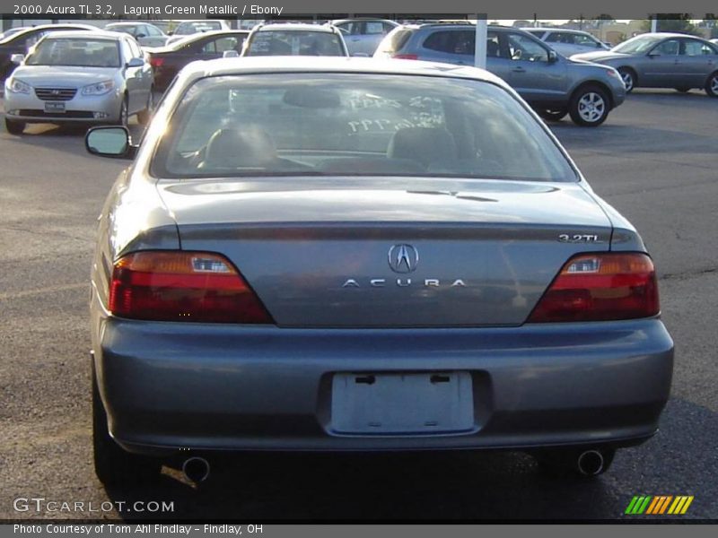 Laguna Green Metallic / Ebony 2000 Acura TL 3.2