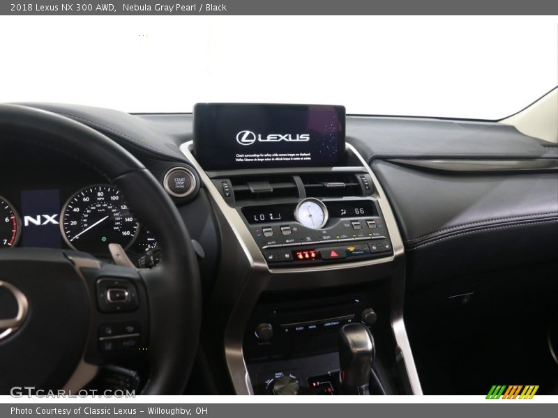 Nebula Gray Pearl / Black 2018 Lexus NX 300 AWD
