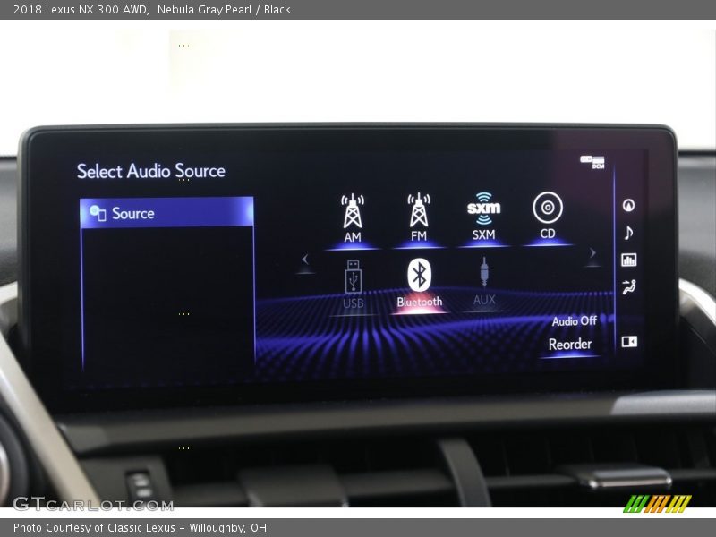 Nebula Gray Pearl / Black 2018 Lexus NX 300 AWD