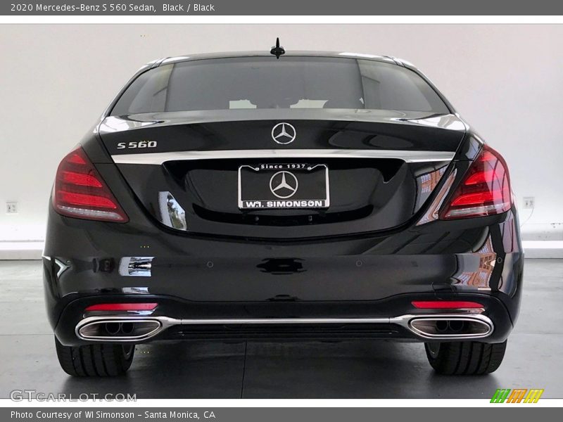 Black / Black 2020 Mercedes-Benz S 560 Sedan