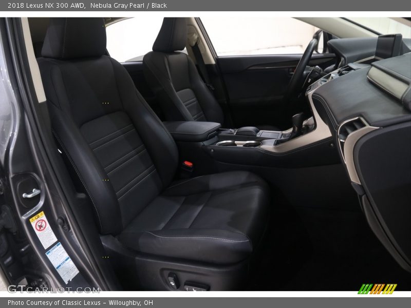 Nebula Gray Pearl / Black 2018 Lexus NX 300 AWD