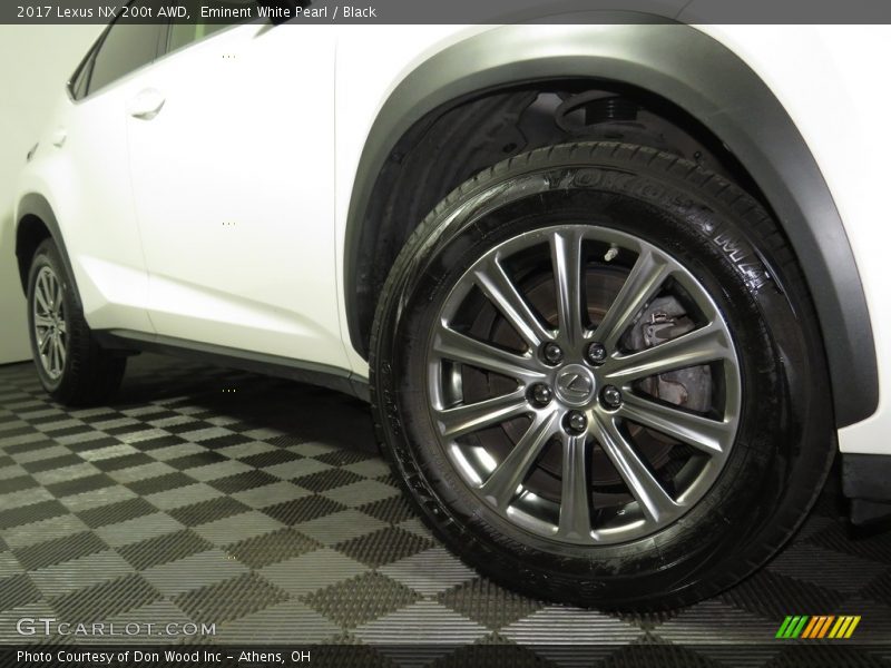 Eminent White Pearl / Black 2017 Lexus NX 200t AWD