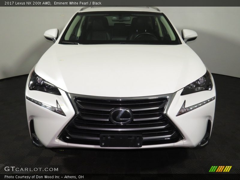 Eminent White Pearl / Black 2017 Lexus NX 200t AWD