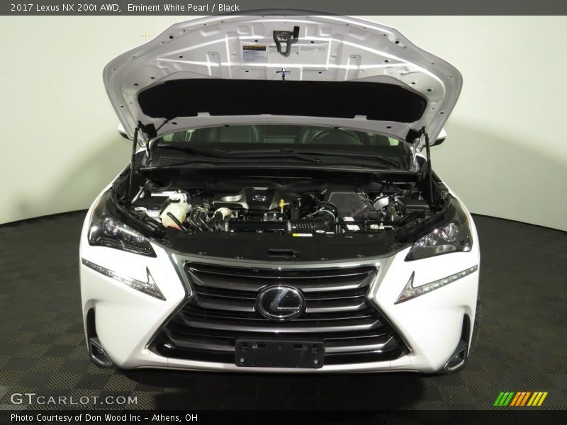 Eminent White Pearl / Black 2017 Lexus NX 200t AWD