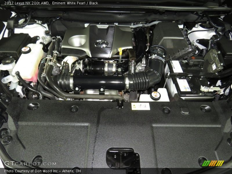 Eminent White Pearl / Black 2017 Lexus NX 200t AWD