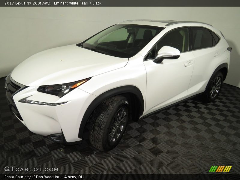 Eminent White Pearl / Black 2017 Lexus NX 200t AWD