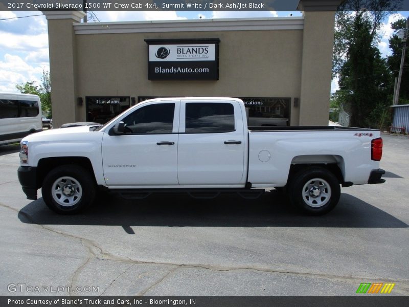 Summit White / Dark Ash/Jet Black 2017 Chevrolet Silverado 1500 WT Crew Cab 4x4