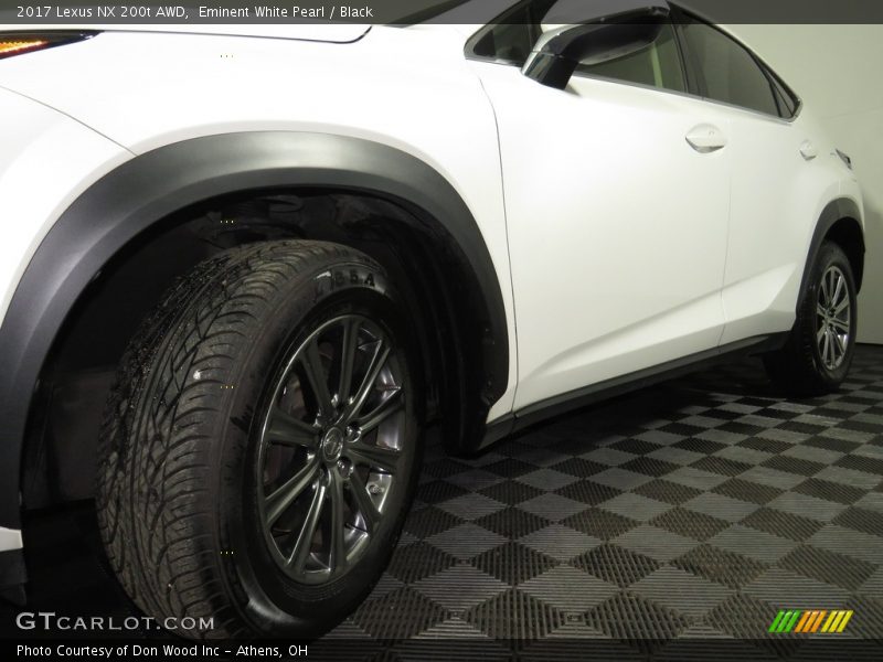 Eminent White Pearl / Black 2017 Lexus NX 200t AWD