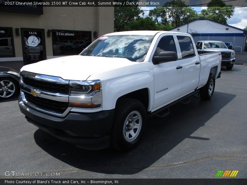 Summit White / Dark Ash/Jet Black 2017 Chevrolet Silverado 1500 WT Crew Cab 4x4