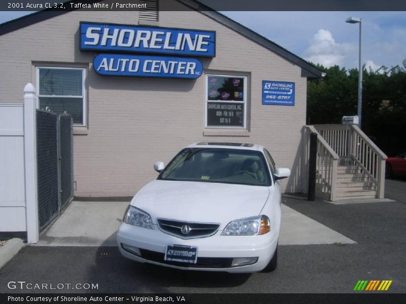 Taffeta White / Parchment 2001 Acura CL 3.2