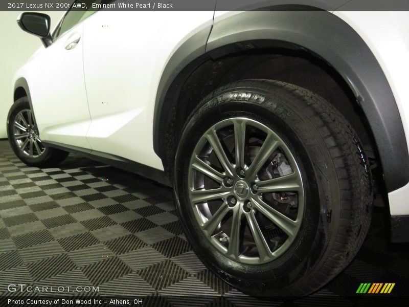 Eminent White Pearl / Black 2017 Lexus NX 200t AWD