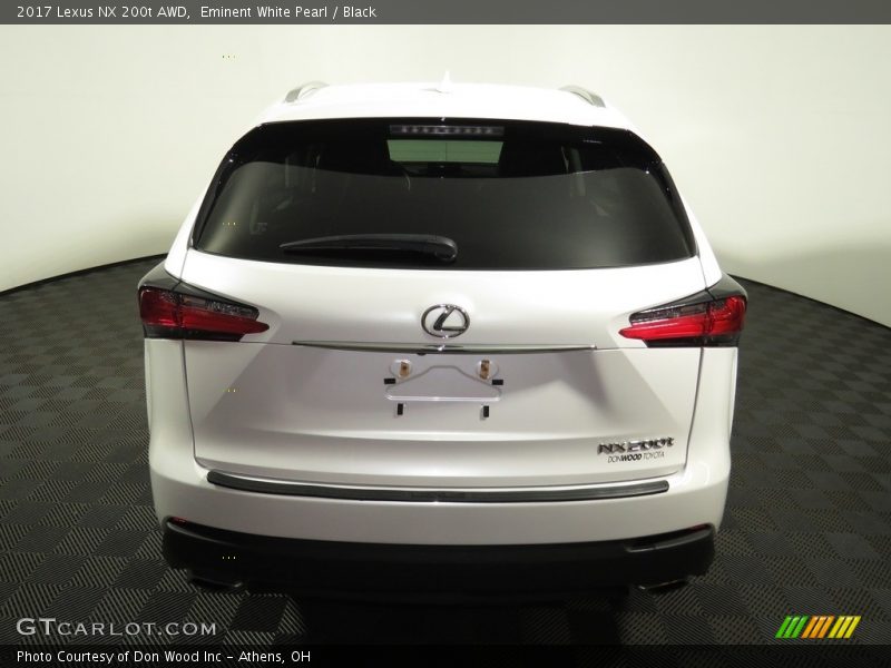 Eminent White Pearl / Black 2017 Lexus NX 200t AWD
