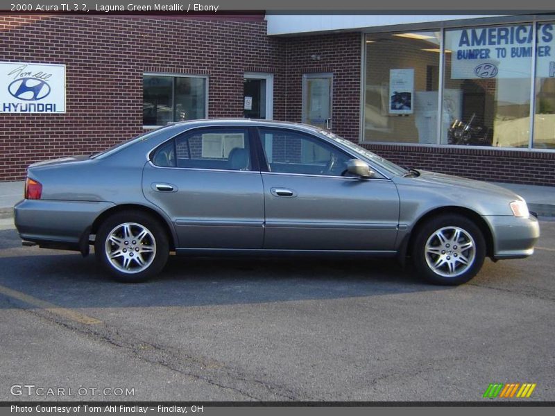 Laguna Green Metallic / Ebony 2000 Acura TL 3.2