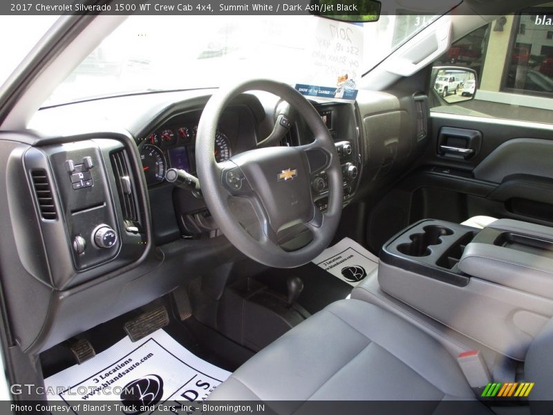 Summit White / Dark Ash/Jet Black 2017 Chevrolet Silverado 1500 WT Crew Cab 4x4