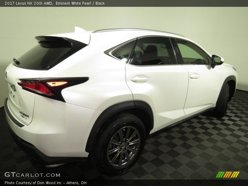 Eminent White Pearl / Black 2017 Lexus NX 200t AWD