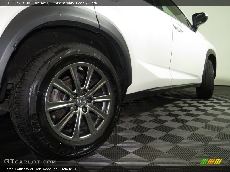 Eminent White Pearl / Black 2017 Lexus NX 200t AWD