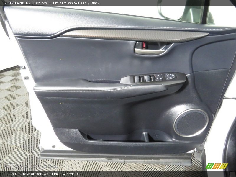 Eminent White Pearl / Black 2017 Lexus NX 200t AWD