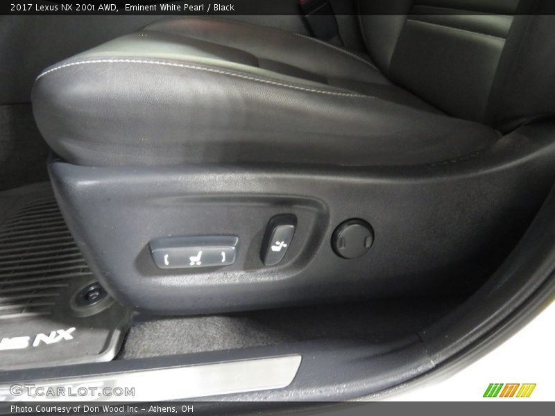 Eminent White Pearl / Black 2017 Lexus NX 200t AWD