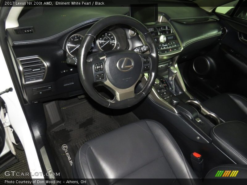 Eminent White Pearl / Black 2017 Lexus NX 200t AWD