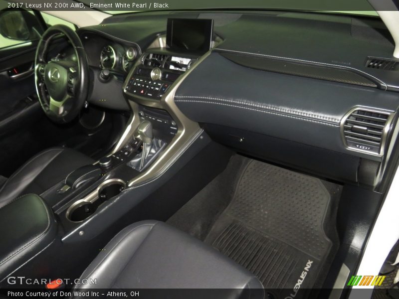 Eminent White Pearl / Black 2017 Lexus NX 200t AWD