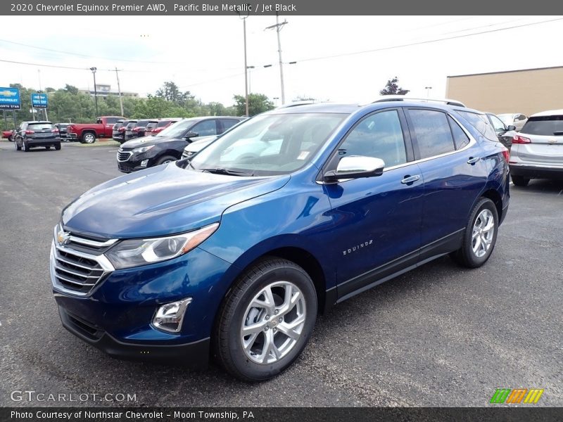 Pacific Blue Metallic / Jet Black 2020 Chevrolet Equinox Premier AWD