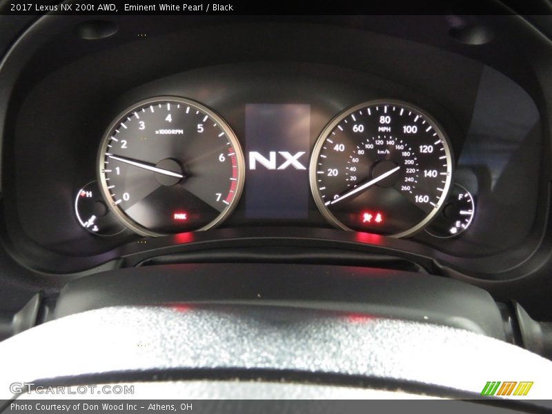 Eminent White Pearl / Black 2017 Lexus NX 200t AWD