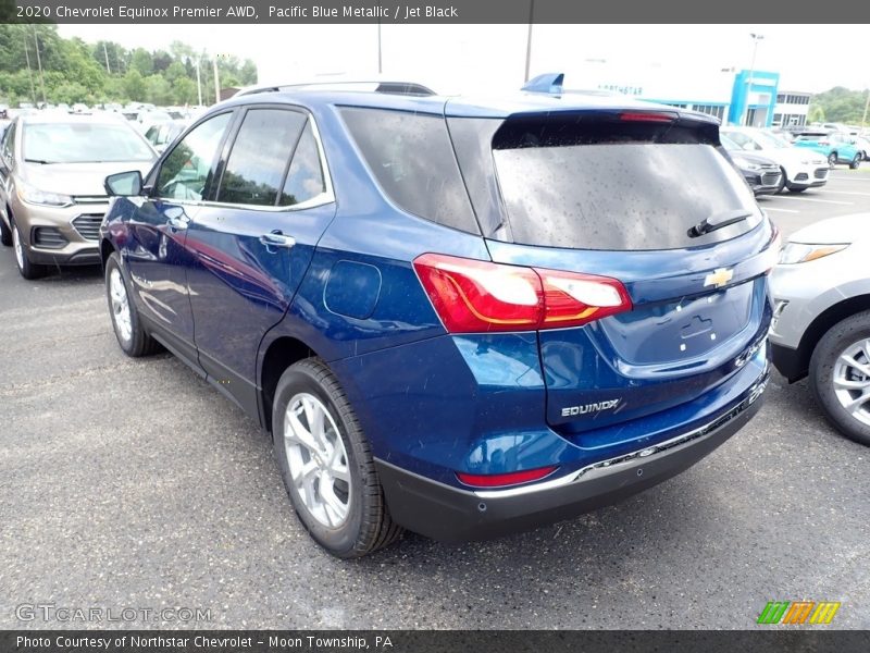 Pacific Blue Metallic / Jet Black 2020 Chevrolet Equinox Premier AWD