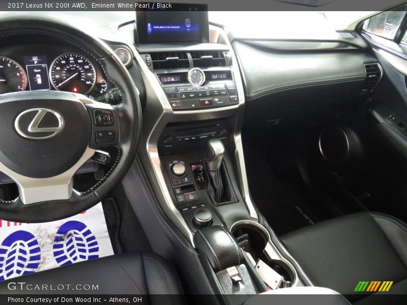 Eminent White Pearl / Black 2017 Lexus NX 200t AWD