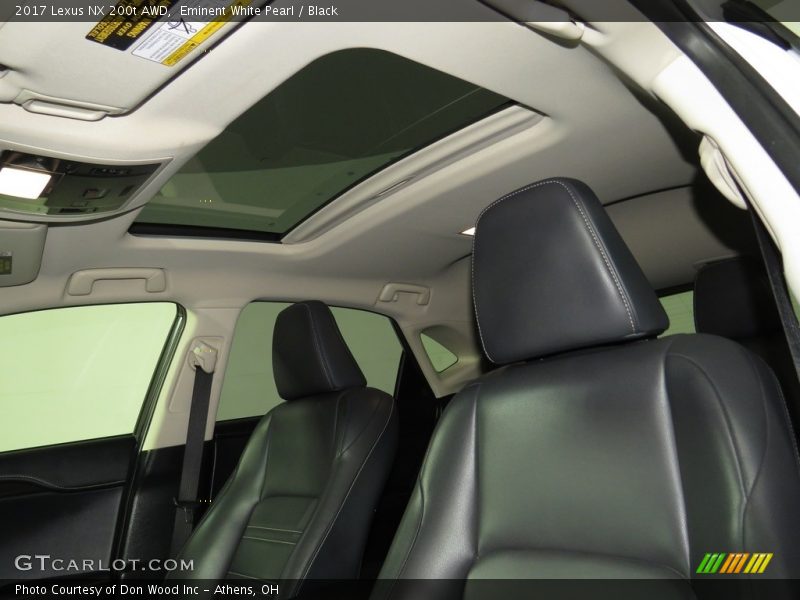 Eminent White Pearl / Black 2017 Lexus NX 200t AWD