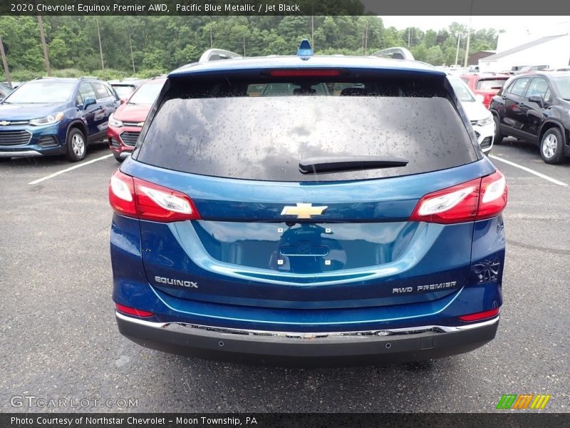 Pacific Blue Metallic / Jet Black 2020 Chevrolet Equinox Premier AWD
