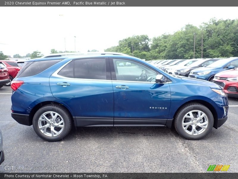 Pacific Blue Metallic / Jet Black 2020 Chevrolet Equinox Premier AWD