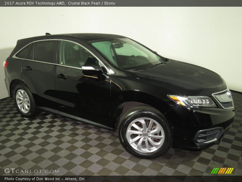 Crystal Black Pearl / Ebony 2017 Acura RDX Technology AWD