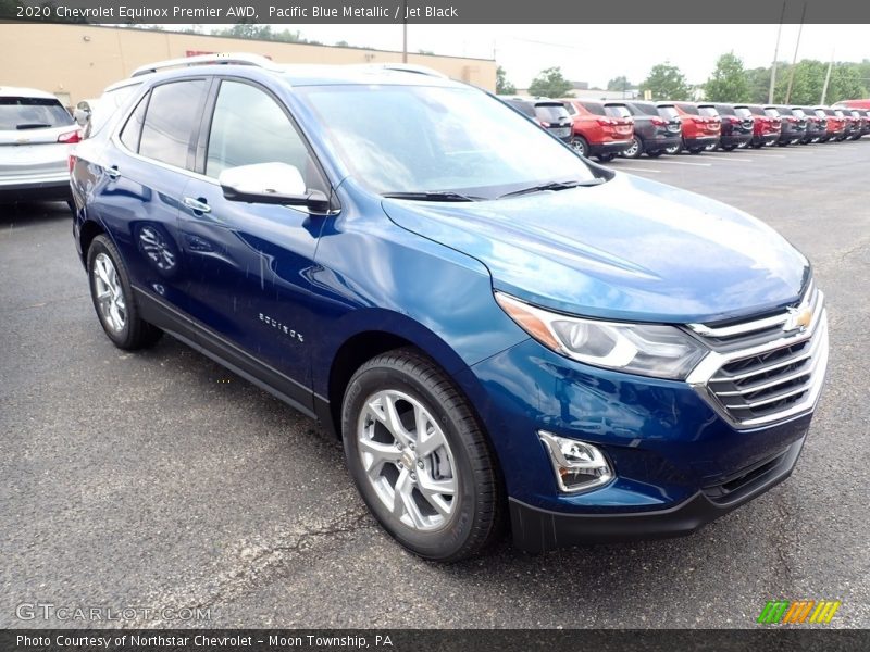 Pacific Blue Metallic / Jet Black 2020 Chevrolet Equinox Premier AWD
