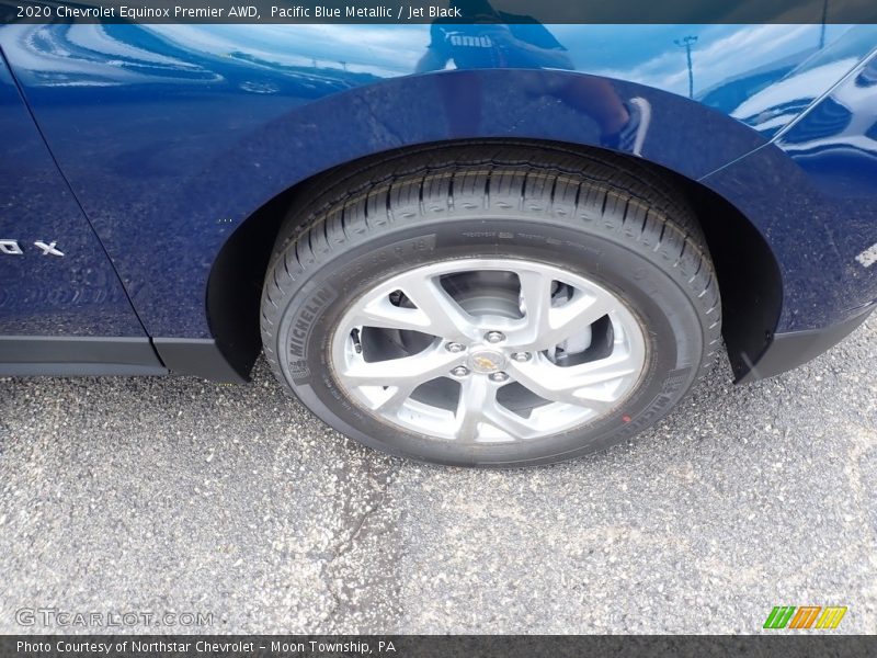 Pacific Blue Metallic / Jet Black 2020 Chevrolet Equinox Premier AWD
