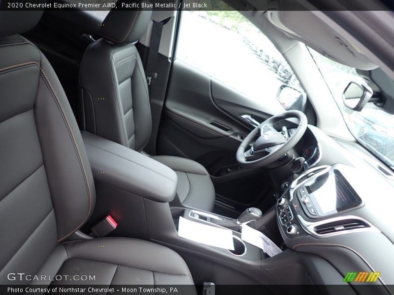 Pacific Blue Metallic / Jet Black 2020 Chevrolet Equinox Premier AWD