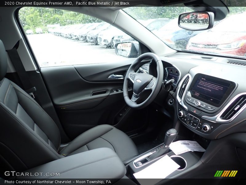 Pacific Blue Metallic / Jet Black 2020 Chevrolet Equinox Premier AWD