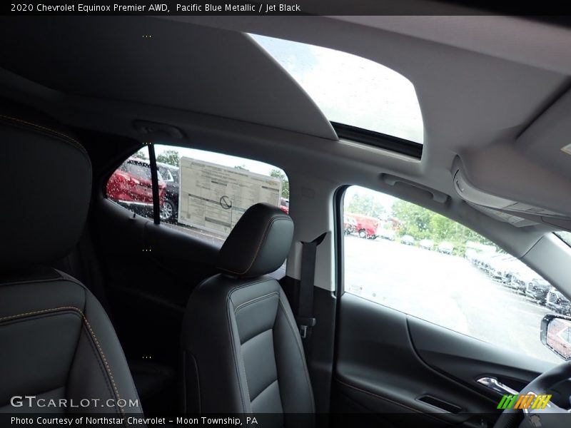 Pacific Blue Metallic / Jet Black 2020 Chevrolet Equinox Premier AWD