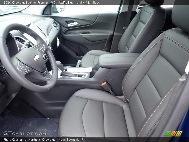 Pacific Blue Metallic / Jet Black 2020 Chevrolet Equinox Premier AWD