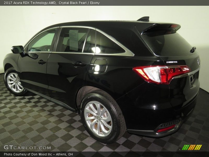 Crystal Black Pearl / Ebony 2017 Acura RDX Technology AWD