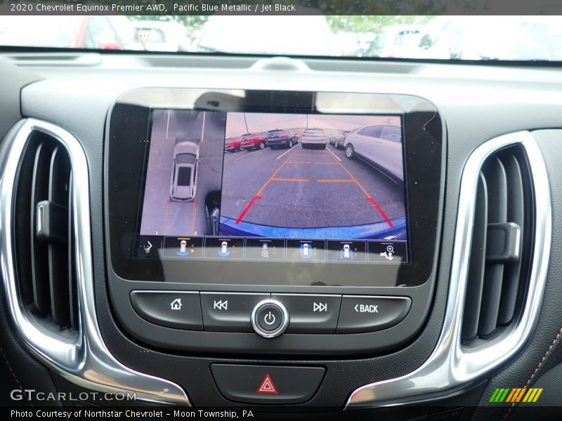 Pacific Blue Metallic / Jet Black 2020 Chevrolet Equinox Premier AWD
