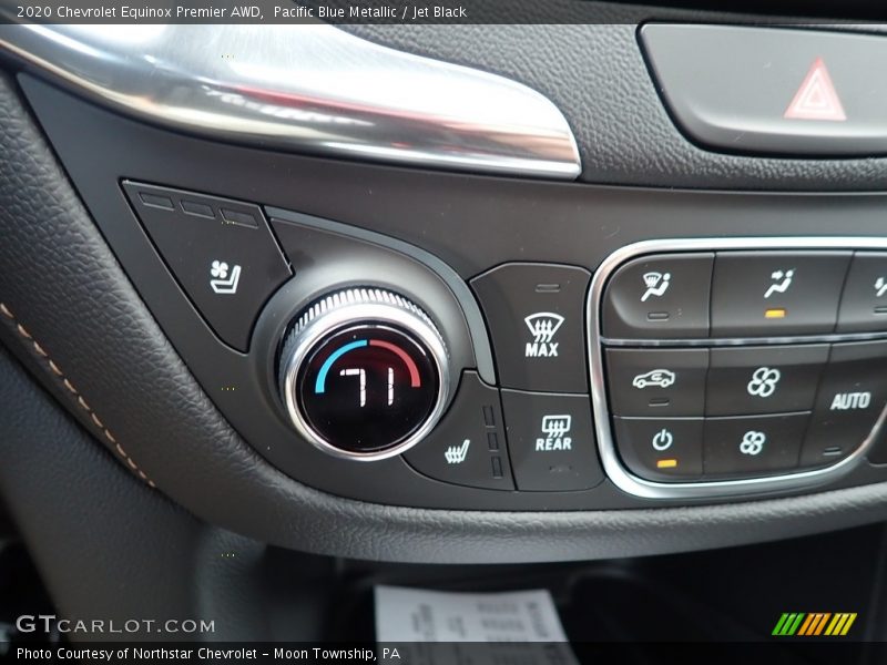 Pacific Blue Metallic / Jet Black 2020 Chevrolet Equinox Premier AWD