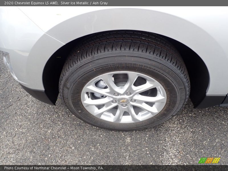 Silver Ice Metallic / Ash Gray 2020 Chevrolet Equinox LS AWD