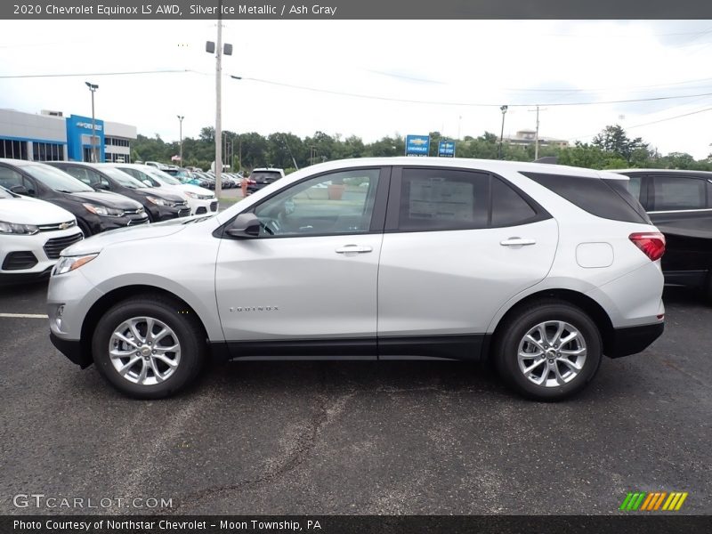 Silver Ice Metallic / Ash Gray 2020 Chevrolet Equinox LS AWD