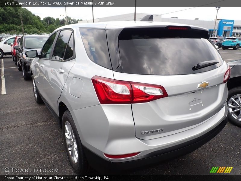 Silver Ice Metallic / Ash Gray 2020 Chevrolet Equinox LS AWD