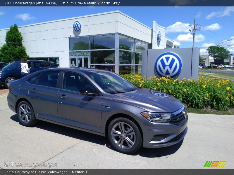 Platinum Gray Metallic / Storm Gray 2020 Volkswagen Jetta R-Line