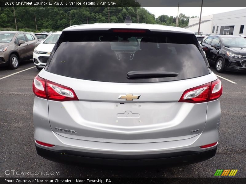 Silver Ice Metallic / Ash Gray 2020 Chevrolet Equinox LS AWD