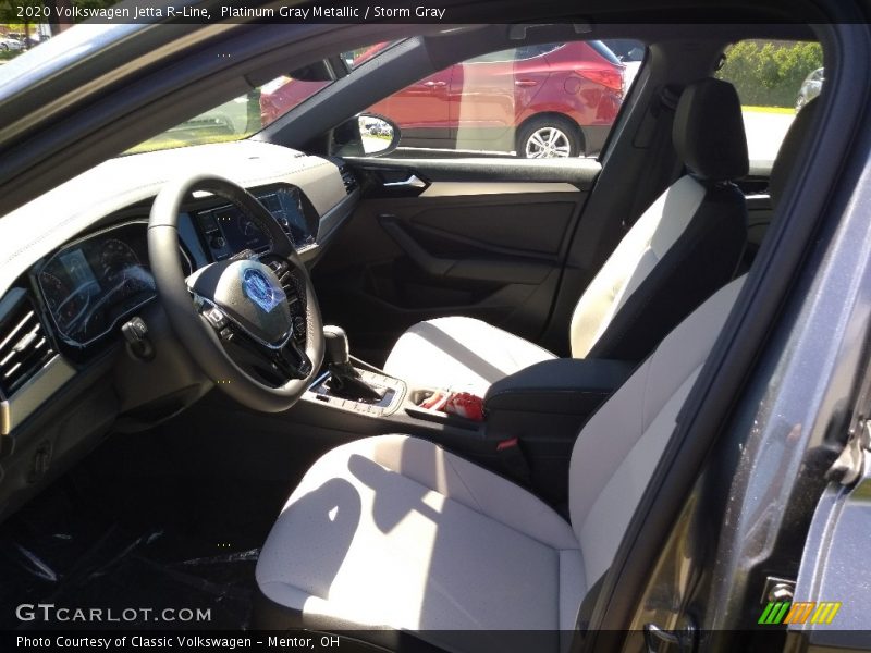 Platinum Gray Metallic / Storm Gray 2020 Volkswagen Jetta R-Line