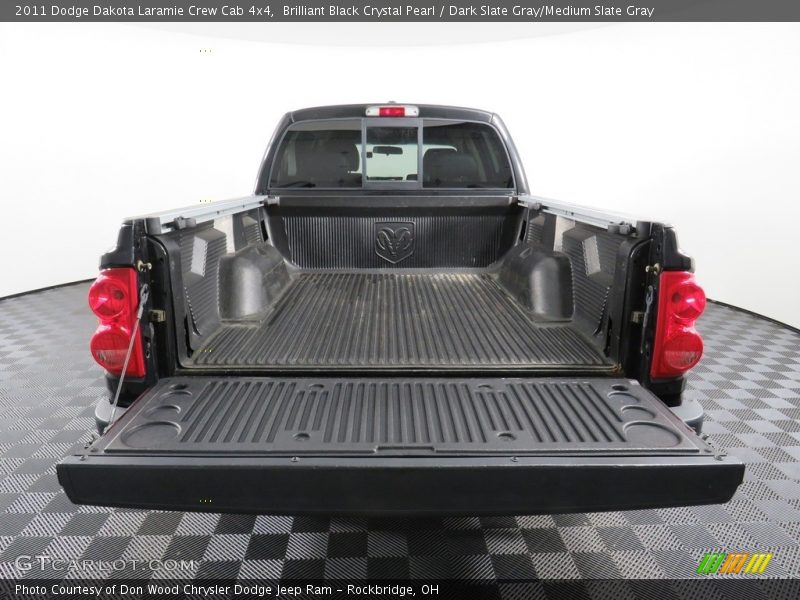 Brilliant Black Crystal Pearl / Dark Slate Gray/Medium Slate Gray 2011 Dodge Dakota Laramie Crew Cab 4x4
