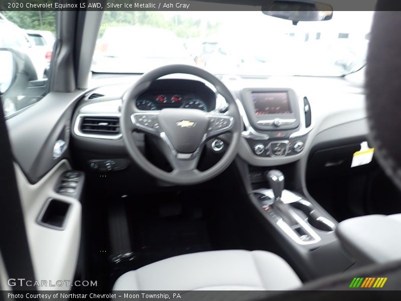 Silver Ice Metallic / Ash Gray 2020 Chevrolet Equinox LS AWD