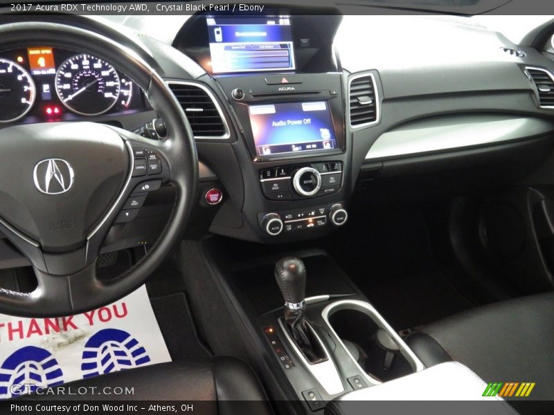 Crystal Black Pearl / Ebony 2017 Acura RDX Technology AWD